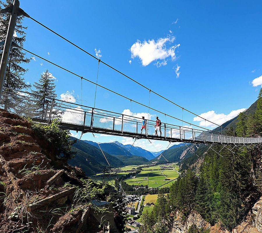 Hängebrücke in Längenfeld