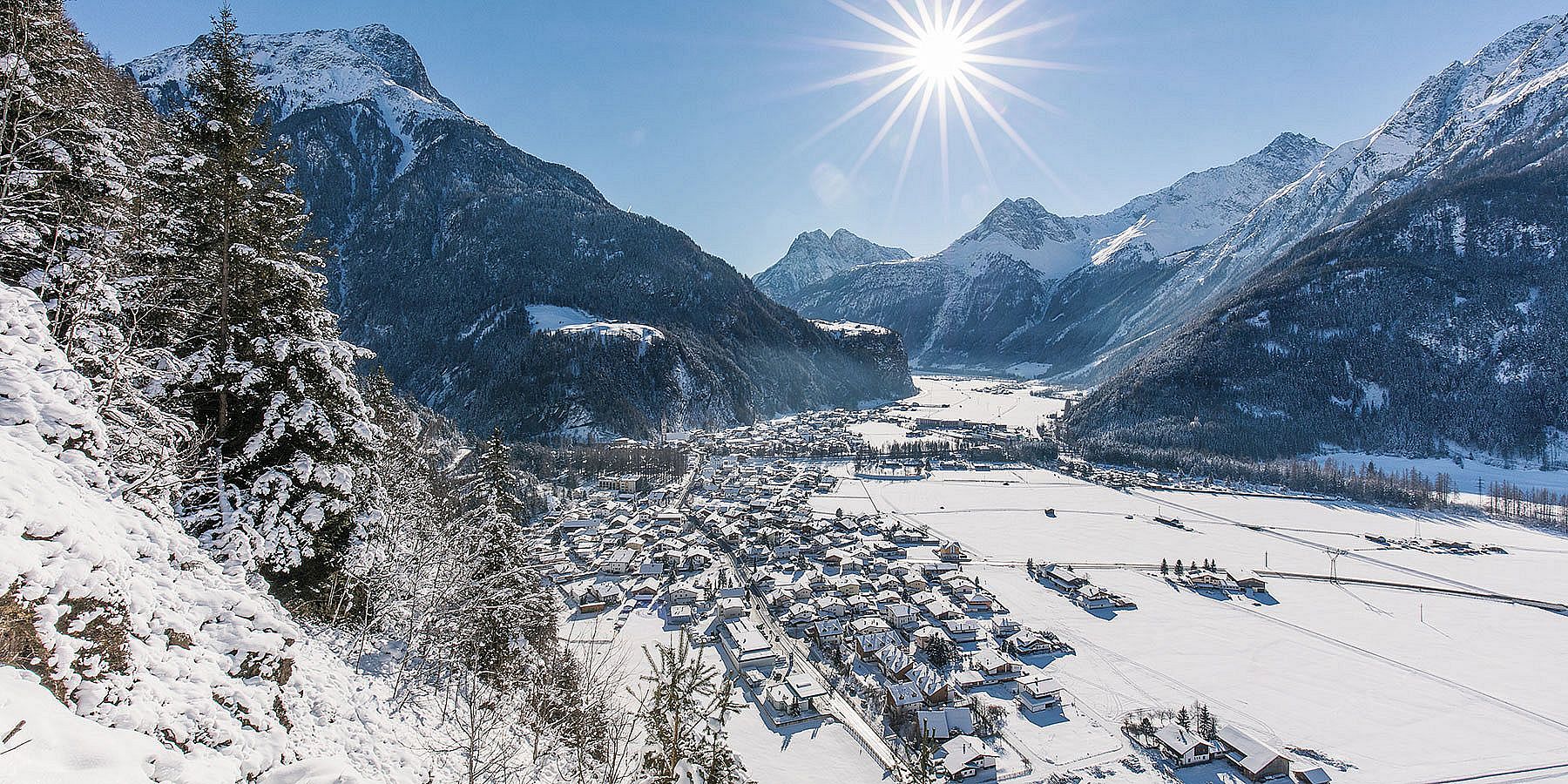 Winter in Längenfeld im Ötztal