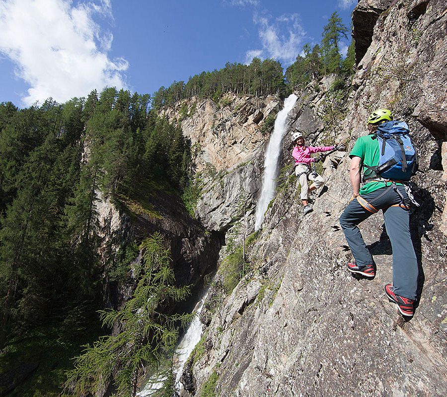 climbing holiday at Felsenhof