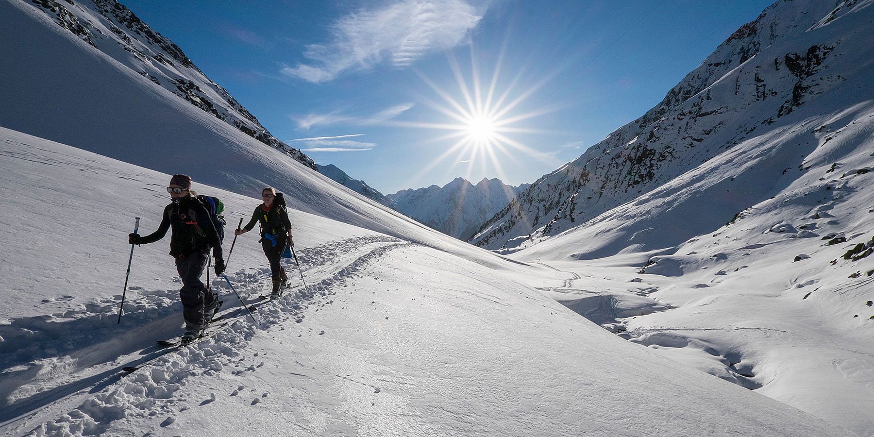 Skitour bei Winnebach, Gries