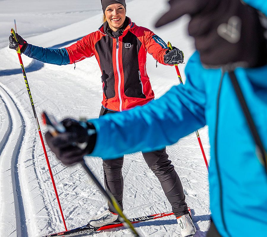 cross-country skiing in the Ötztal