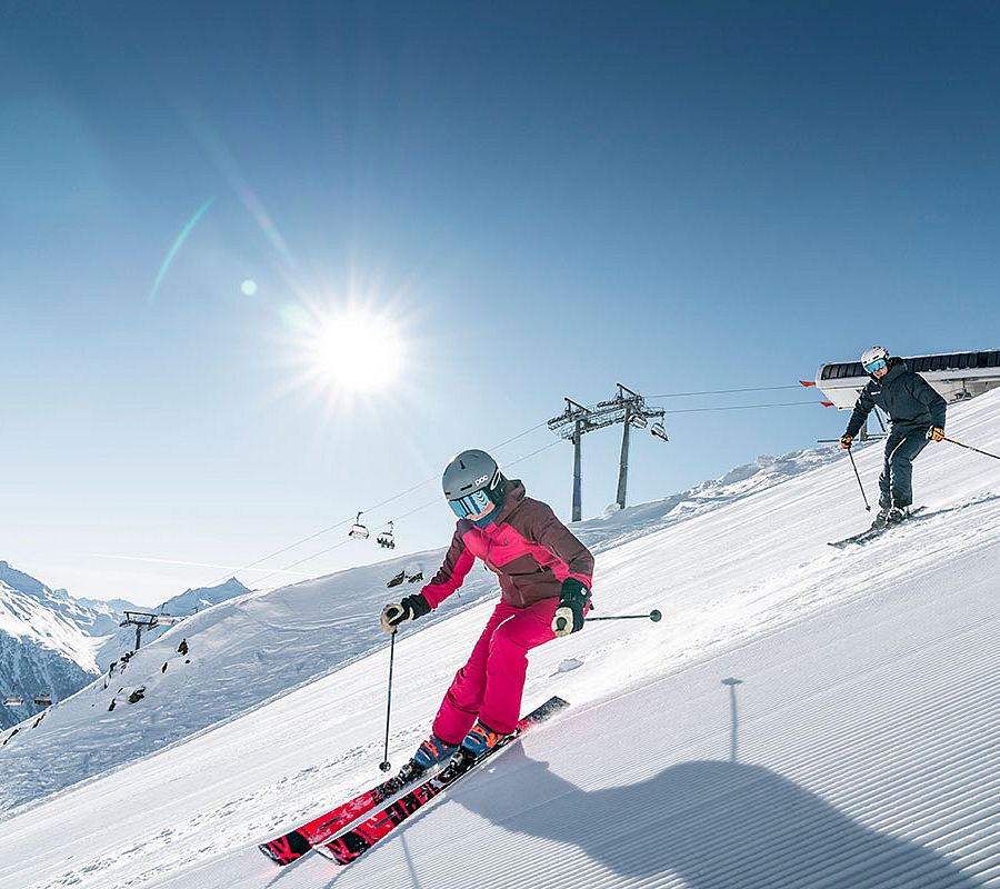 skiing in Sölden